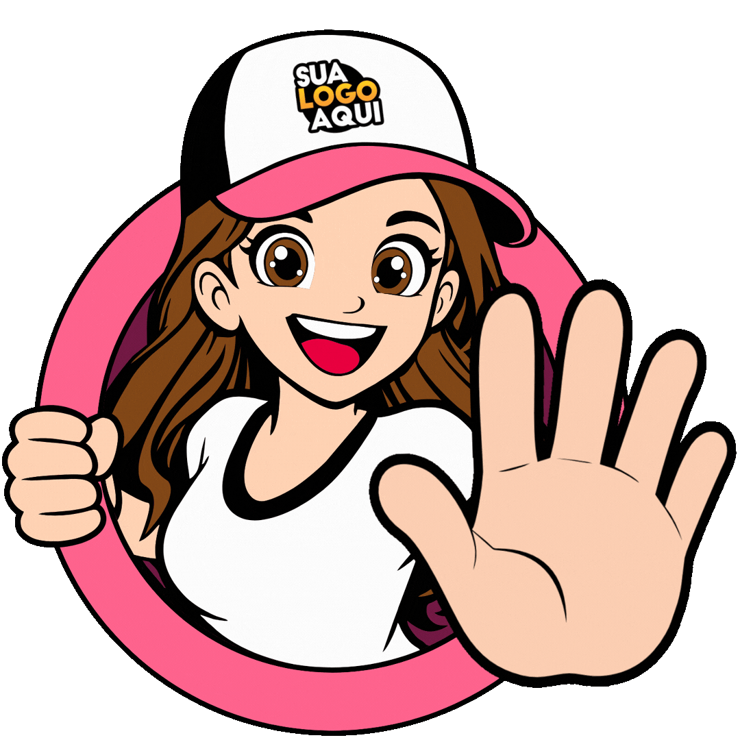 Figurinha tchau_feminino